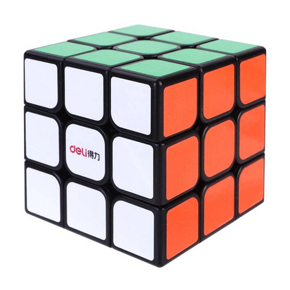 得力(deli)3阶魔方三阶比赛专用魔方儿童男孩女孩益智玩具定制