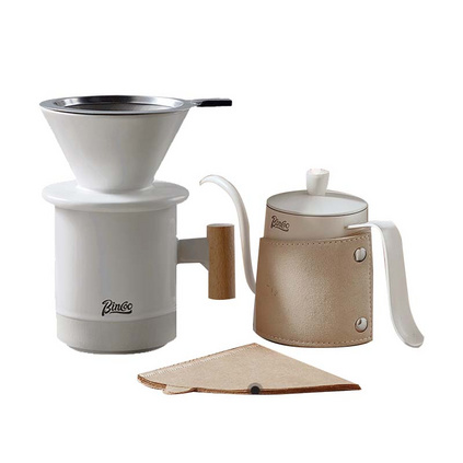 Bincoo手冲咖啡套装过滤杯美式冲泡壶咖啡杯咖啡配套器具滴漏式五件套咖啡器具定制