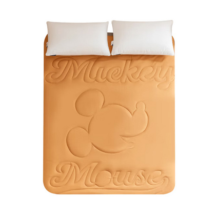 迪士尼生姜暖绒被 保暖加厚纤维被 单双人被褥被芯盖被定制