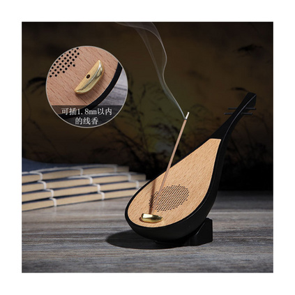 琵琶音乐香炉 禅语点香播放器蓝牙音箱线香炉定制