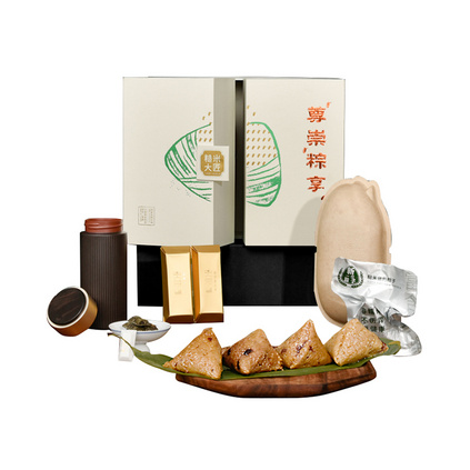 糙米大匠-尊崇粽享·弘毅紫砂杯茶礼套装定制