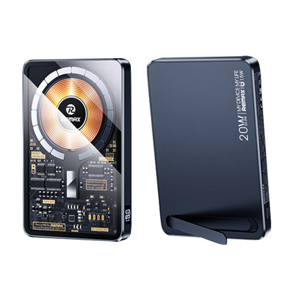 REMAX睿量赛博朋克PD20W磁吸magsafe无线充移动电源10000mAh充电宝定制