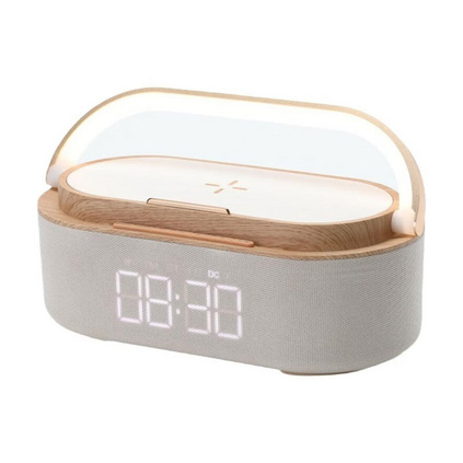 15w多功能无线充电器快充时钟闹钟蓝牙音箱氛围夜灯定制