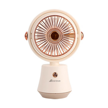 艾贝丽ABL-SF669桌面炫金小风扇学生白领上班上学夏季必备小风扇定制
