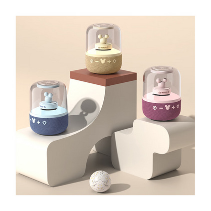 迪士尼（Disney）S6小度智能蓝牙音箱七彩灯效无线插卡桌面AI音响定制