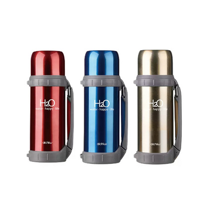 爱奇屋 水之雅保温壶 1.8L居家户外旅行大容量便携不锈钢运动壶定制