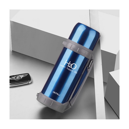 爱奇屋 水之雅保温壶 1.8L居家户外旅行大容量便携不锈钢运动壶定制