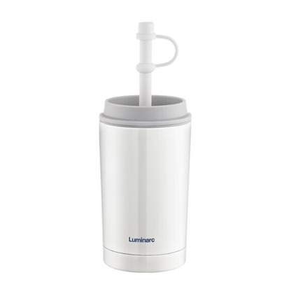 乐美雅（Luminarc）Q5918真空吸管杯不锈钢保温杯轻便随手杯定制