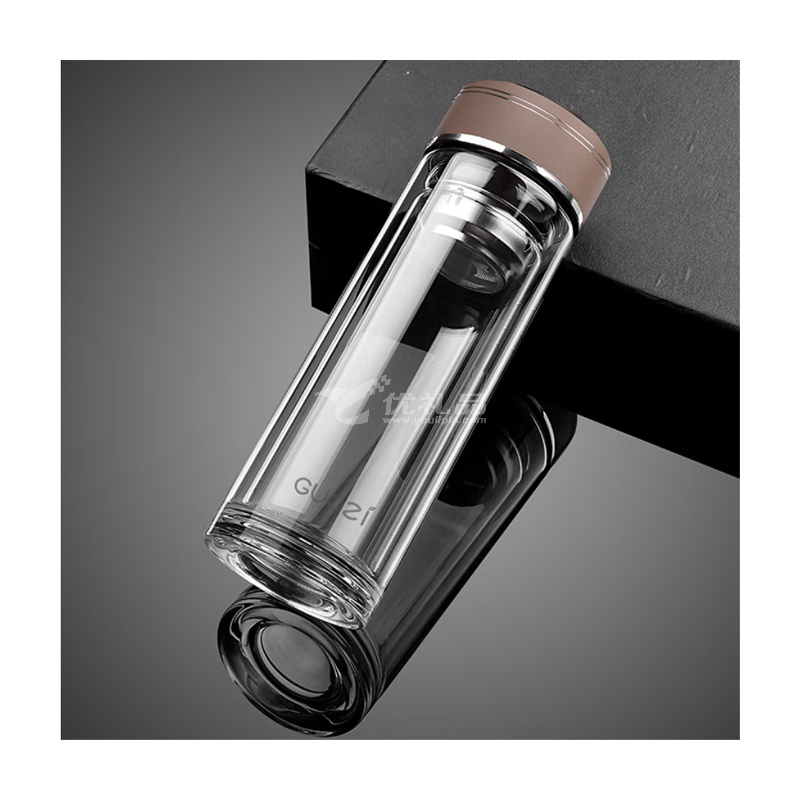 果兹 GZ-S59 星辰商务双层玻璃杯350ml小型办公杯便携茶水分离杯定制 果兹 GZ-S59 星辰商务双层玻璃杯350ml小型办公杯便携茶水分离杯定制