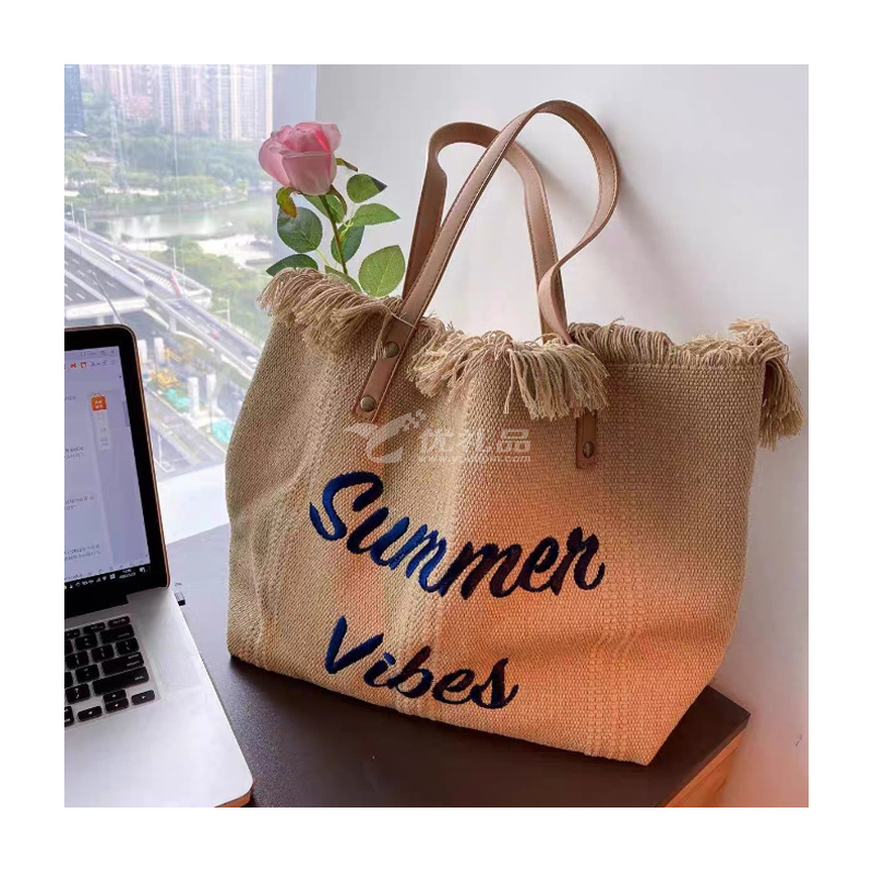沙滩包包大容量帆布托特包手提包女包新款单肩包定制 沙滩包包大容量帆布托特包手提包女包新款单肩包定制
