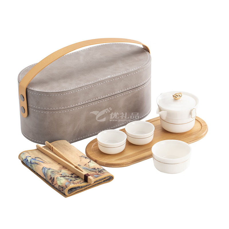 日进斗金快客杯带竹茶盘旅行包便携式泡茶壶茶具套装定制 日进斗金快客杯带竹茶盘旅行包便携式泡茶壶茶具套装定制