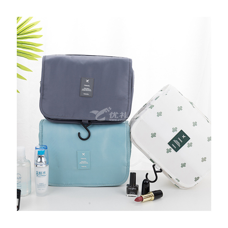 旅行挂钩洗漱包 洗漱化妆包 便携大容量干湿分离洗漱包定制