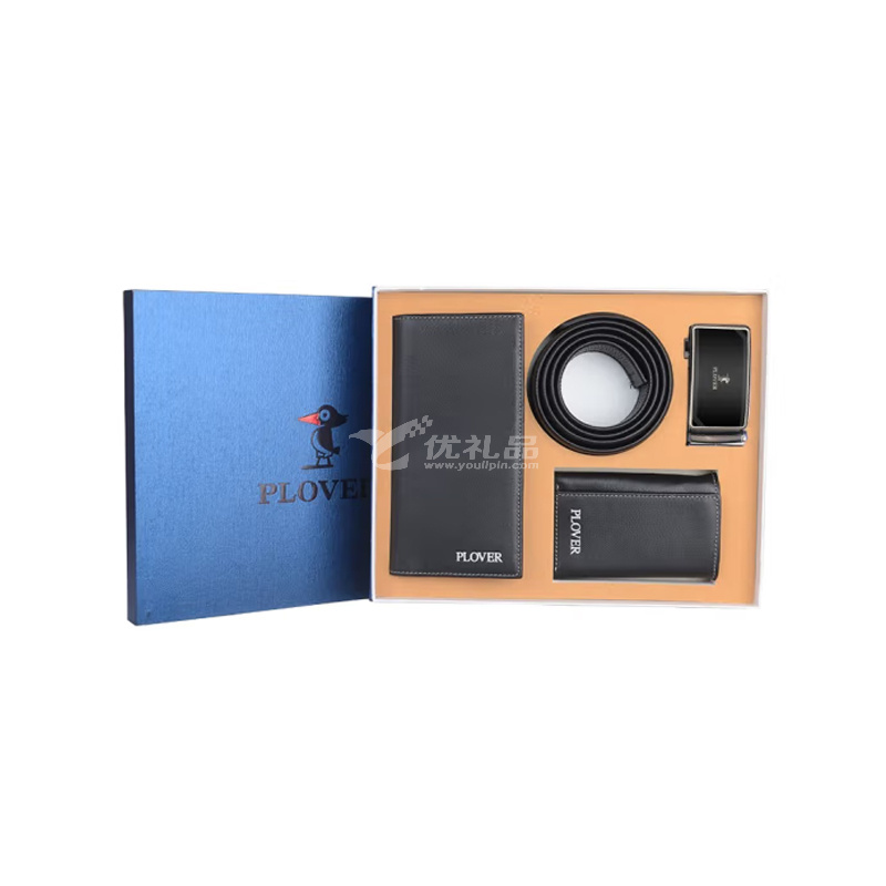 PLOVER长款钱夹钥匙包皮带三件套定制 PLOVER长款钱夹钥匙包皮带三件套定制