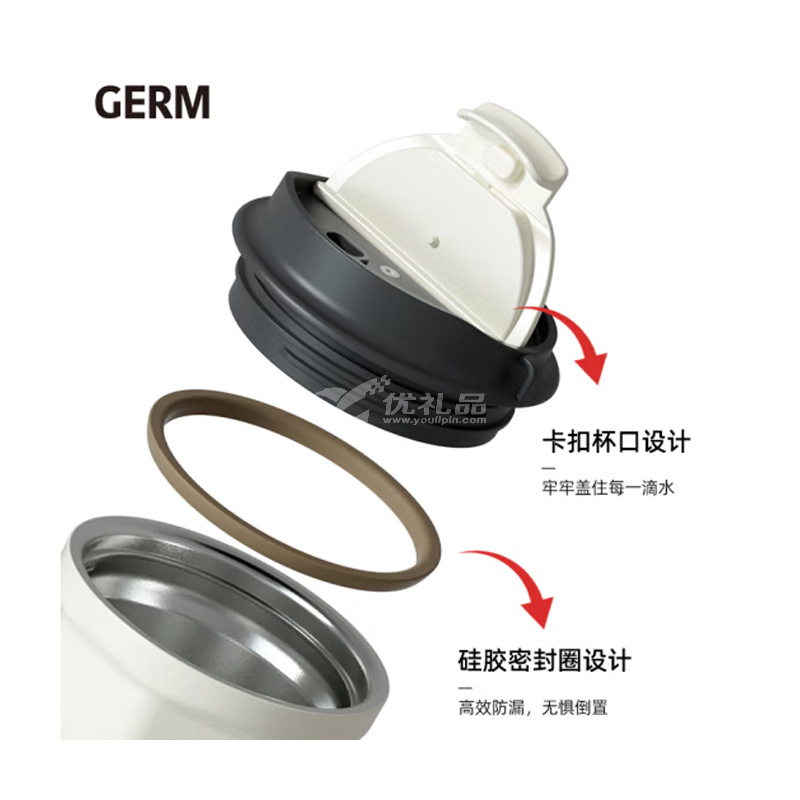 GERM迪士尼米奇咖啡杯随行保温杯菱形车载保冷水杯定制 GERM迪士尼米奇咖啡杯随行保温杯菱形车载保冷水杯定制