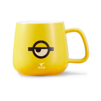 神偷奶爸（DESPICABLE ME）情侣陶瓷马克杯动漫咖啡杯可爱卡通杯子小黄人陶瓷杯定制