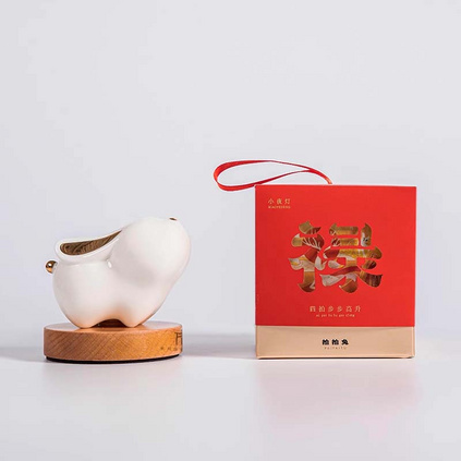 拍拍兔报福灯新年儿童礼物兔年小夜灯春节摆件定制
