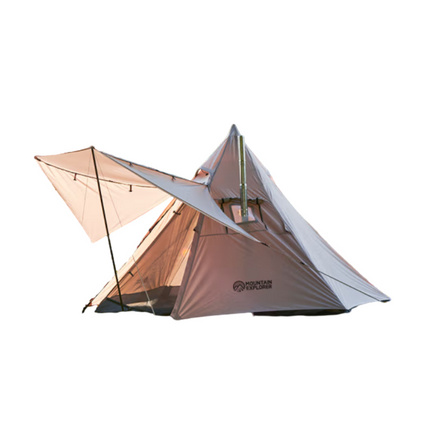 户外帐篷天幕金字塔防晒防雨野外露营帐篷印第安帐篷野餐野营帐篷定制