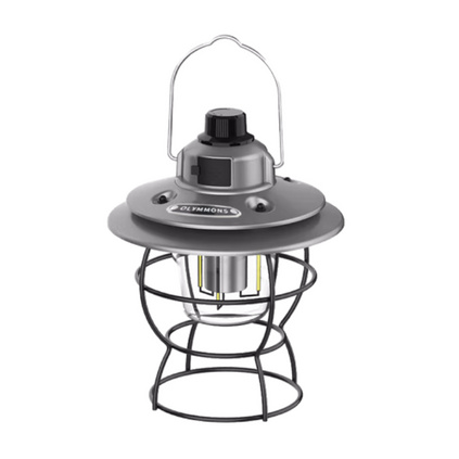 错山营地灯户外照明灯Type-C充电复古露营灯手提灯帐篷挂灯地摊灯定制