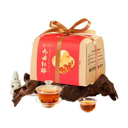 狮峰牌九曲红梅茶特一级200g纸包杭州特产龙井红茶正宗工夫红茶定制