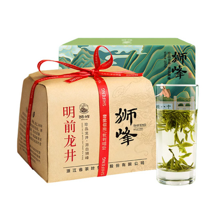 狮峰牌龙井茶叶绿茶正宗明前一级老茶树春茶散装250g纸包龙井茶定制