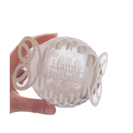 3d球形镂空纸雕 立体DIY手工纸艺球型纸雕摆件定制