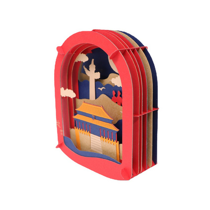 故宫纸质3D立体拼图文创礼品定制