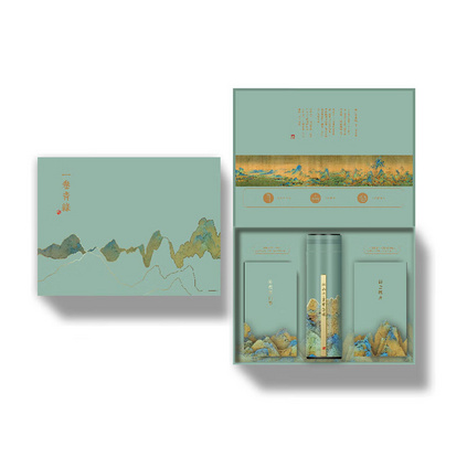 雅物集一卷青绿女神杯茶套装保温杯高端礼品套装定制