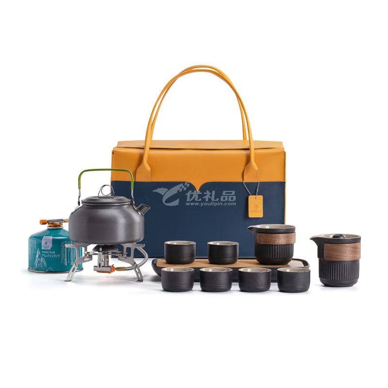 南山先生户外露营茶具套装便携旅行茶具车载野外泡茶带烧水壶炉具套装定制
