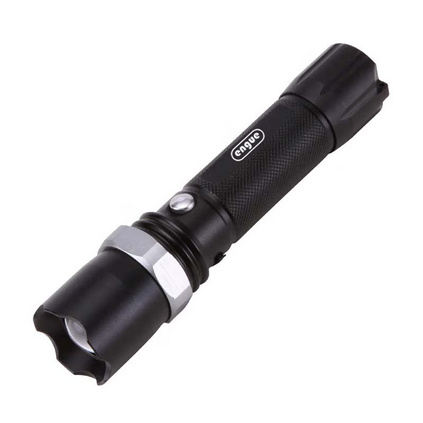 三档强光调焦金属手电筒 EG-110家用户外多用途手电筒定制