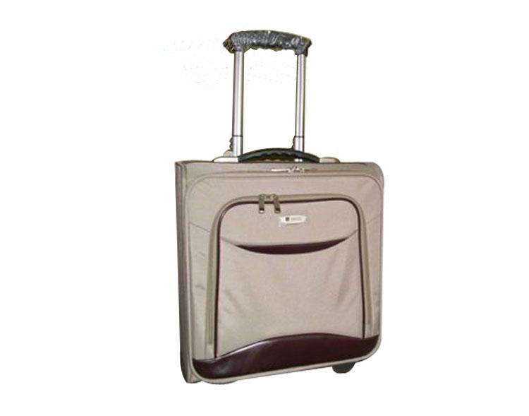 Obosi Custom Rolling Luggage Khaki Logo Trolley Case