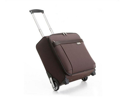 Obosi 16 Inch Custom Rolling Bag Coffee Luggage Bag