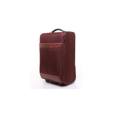 Obosi Red Luggage Bag Portable Rolling Luggage Bag Custom