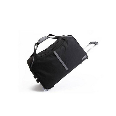 Obosi Black Travel Bag with Trolley/ Tug Valise