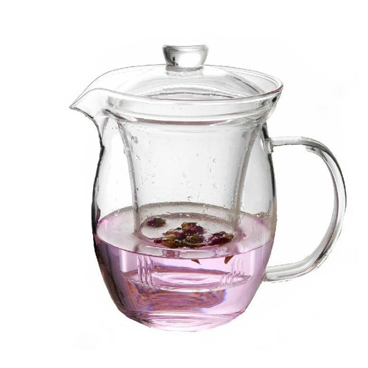 Custom Promotional Heat Resistant Glass Water Pot Teapot