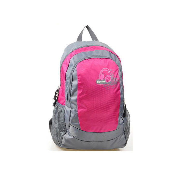 Custom-made Bigthree leisure backpack for three colors