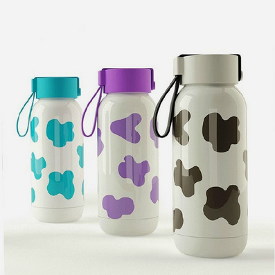 Custom Made Double Wall Cow Insulated Water Bottle
