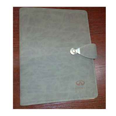 PU Logo Spiral Notebooks Gift Custom