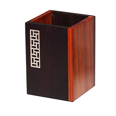 Office Gift Chinoiserie Solid Wood Pen Box