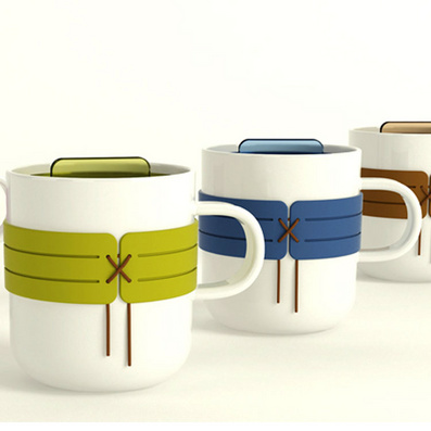 New Style Collapsible Band Ceramic Mug Coffee Cup Custom