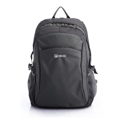 Obosi Best Backpack for Men New Gray Waterproof Fabric Backpack