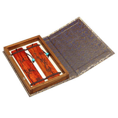 Corporate Gifts Chinoiserie Rosewood Bookmarks 