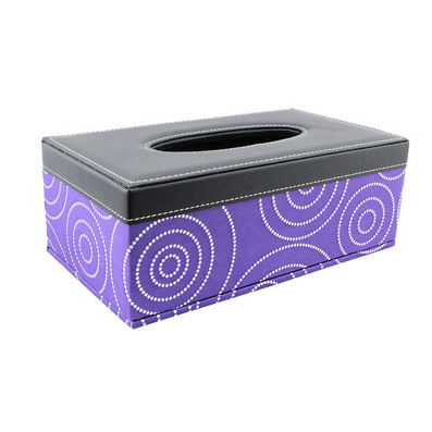 Top Grade PU Tissue Box for Promotion Gift