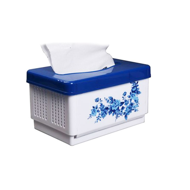 Blue and White Chinese Style Tissue Box