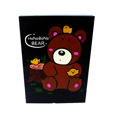Cute Bear Carbon Carving Decoration for Kids Room