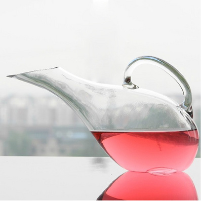 Swan Bevel Wine Pourer Lead-free Glass 2100ml