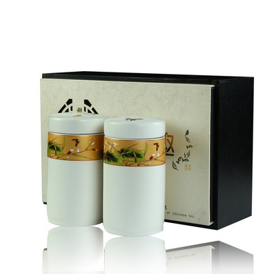 Jade Porcelain Tea Can Box