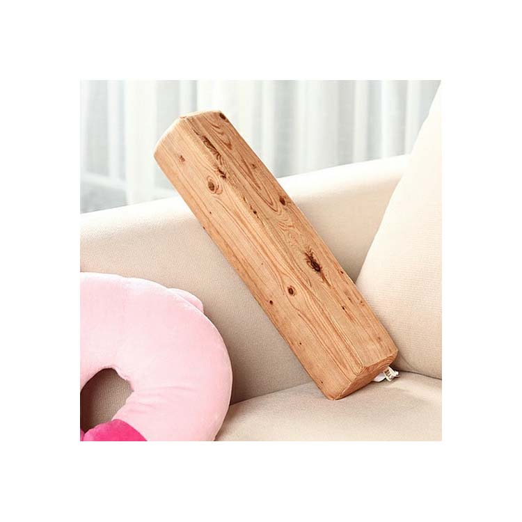 Wooden Shape Neck Roll Pillow Custom