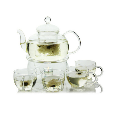 Borosilicate Glass Infuser Teapot Tea Set