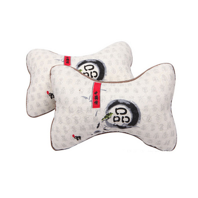 Custom Pattern Cotton Banboo Charcoal Safety Car Pillow