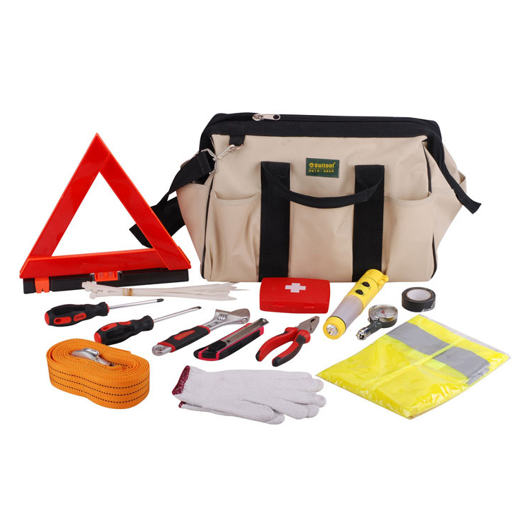 Emergency Car Tool First Aid Bag Set
